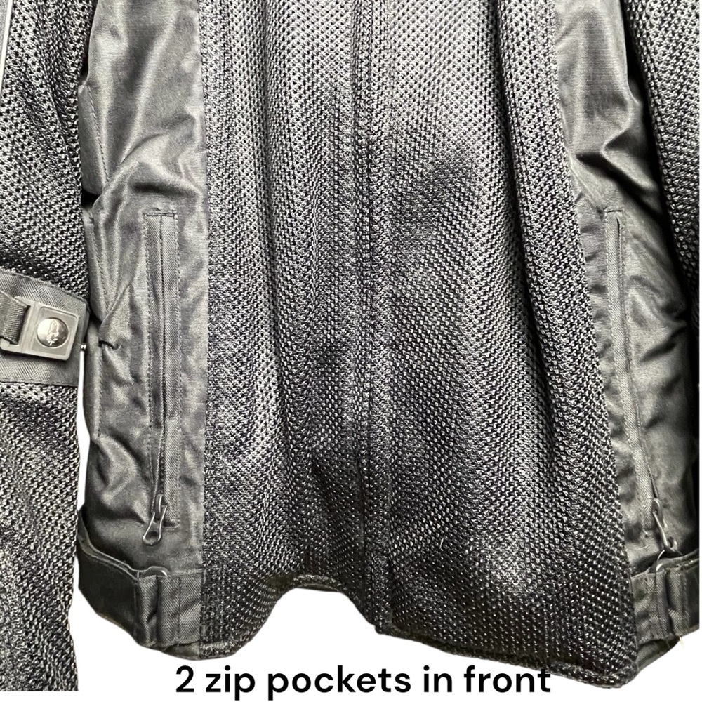 Joe Rocket Mens NWT Velocity Mesh Padded Street Motorcycle Jacket & Liner Sz L - Picture 4 of 16